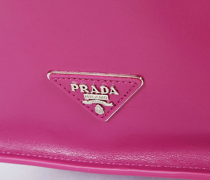 2014 Prada original leather tote bag BN2619 purple
